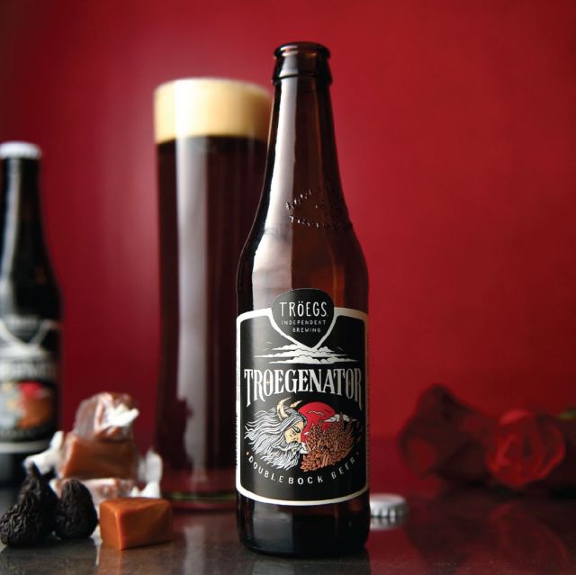 Roses are red, violets are blue, share this Troegenator with your boo. @troegsbeer Troegenator tastes: smooth caramel, stone fruit, fresh toasted grains.

 #Troegenator #Troegs #Dopplebock