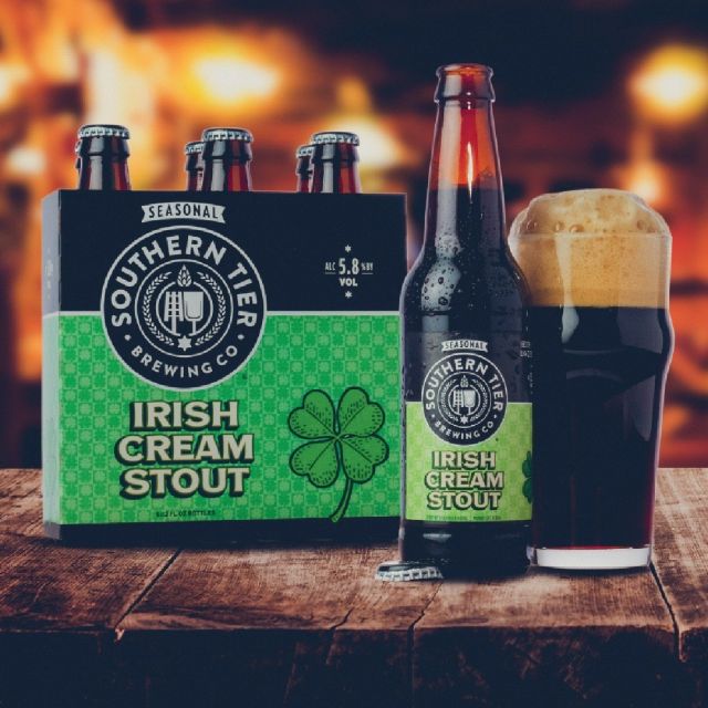 ☘️ Join us in welcoming back, @stbcbeer Irish Cream Stout! At 5.8% this Irish cocktail inspired stout is bursting with notes of vanilla beans, fresh ground coffee and Irish whiskey with a rich creamy finish. Hearty dark malts with a subtle balance of hops create a dark ale of comfort with a sure-fire salute to the famous spirit.

#bringtheflavor #irishcreamstout #stbcbeer