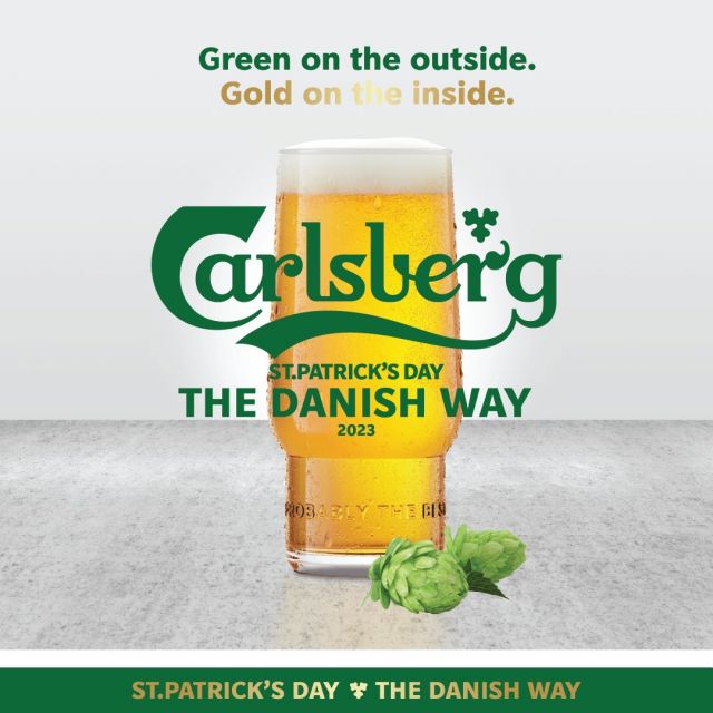 🍀Sláinte, Skal, Cheers to probably the best St Patrick's Day in years with @carlsbergusa Pilsner
(5.0% ABV)