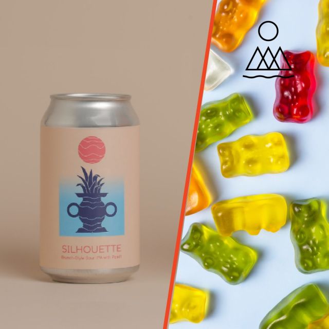 @hudsonvalleybrewery SILHOUETTE PEACH Brunch-Style Sour IPA with Peach
Suggested candy pairing: Gummy Bears.

Brunch-style Sour IPA w/ peaches; hopped w/ Citra. 5.0% ABV