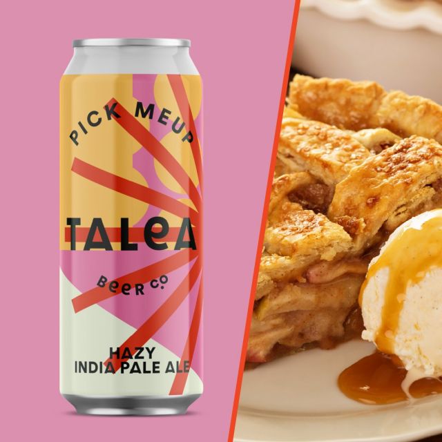 Need a little boost after that big Thanksgiving meal? Look no further than Pick Me Up hazy IPA. With bright notes of fresh pineapple, orange juice, and the nostalgic vibes of a Dole fruit cup, it's sure to brighten up your evening (6.5% ABV). Pair with apple pie for a sweet melody of flavors.